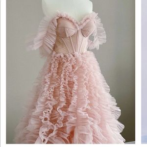 COPY - All Ruffled Up Fluffy Evening Dress by Milla